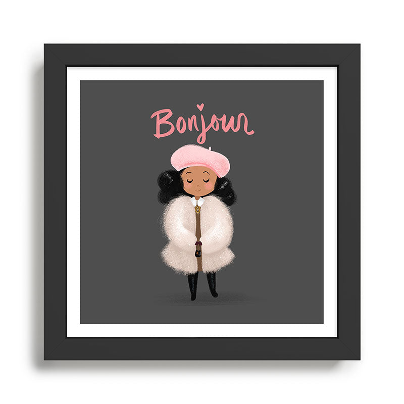 Bonjour! Framed Art Print Gallery Image 1