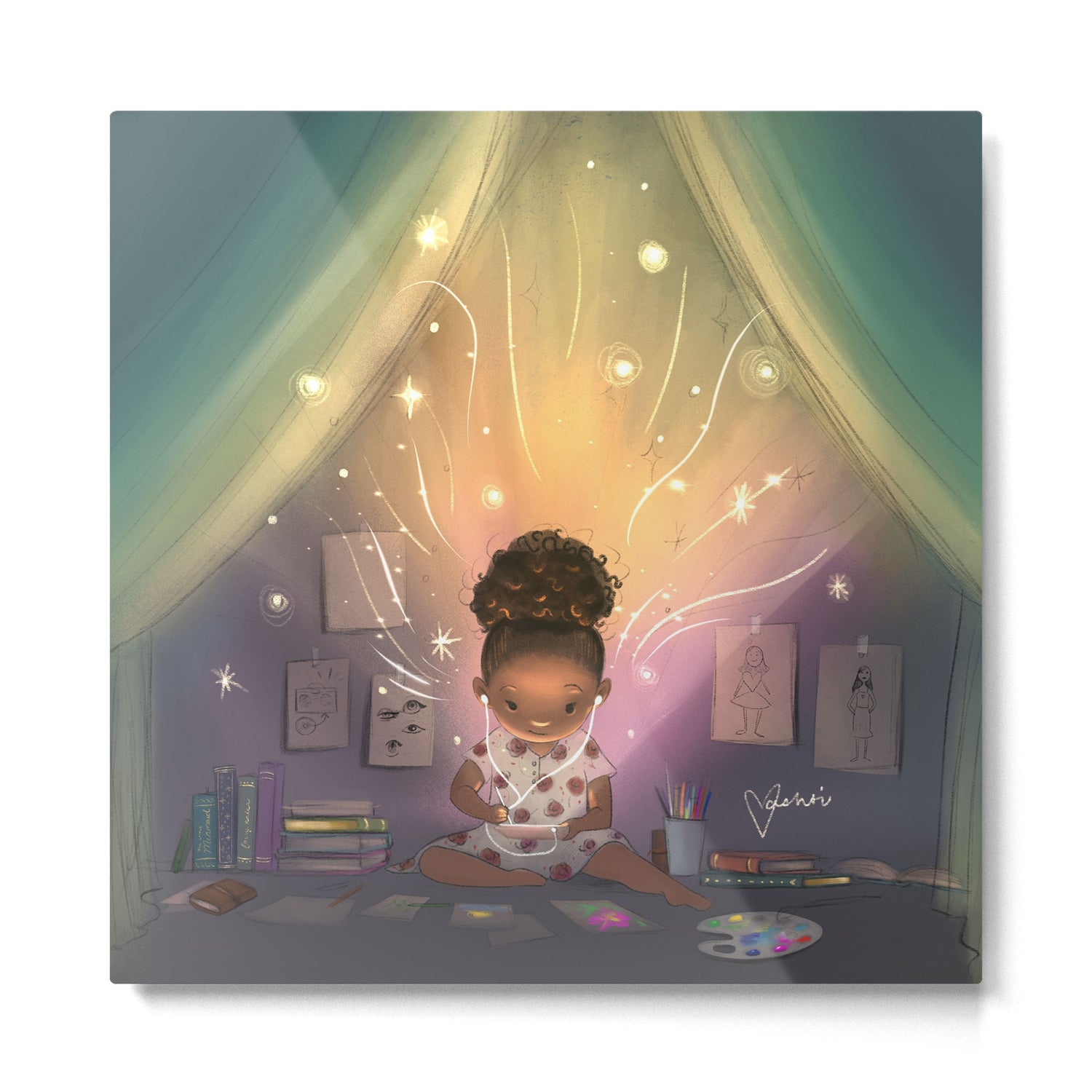 Creative Space Metal Print Gallery Image 2