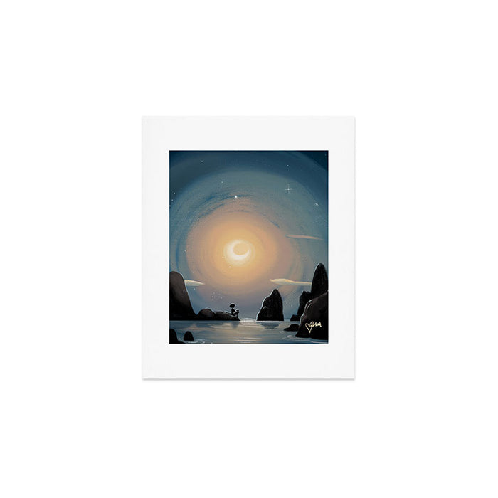 Crescent Moon Art Print Gallery Image 1