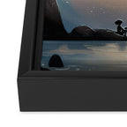 Crescent Moon Framed Canvas Print Gallery Image 3