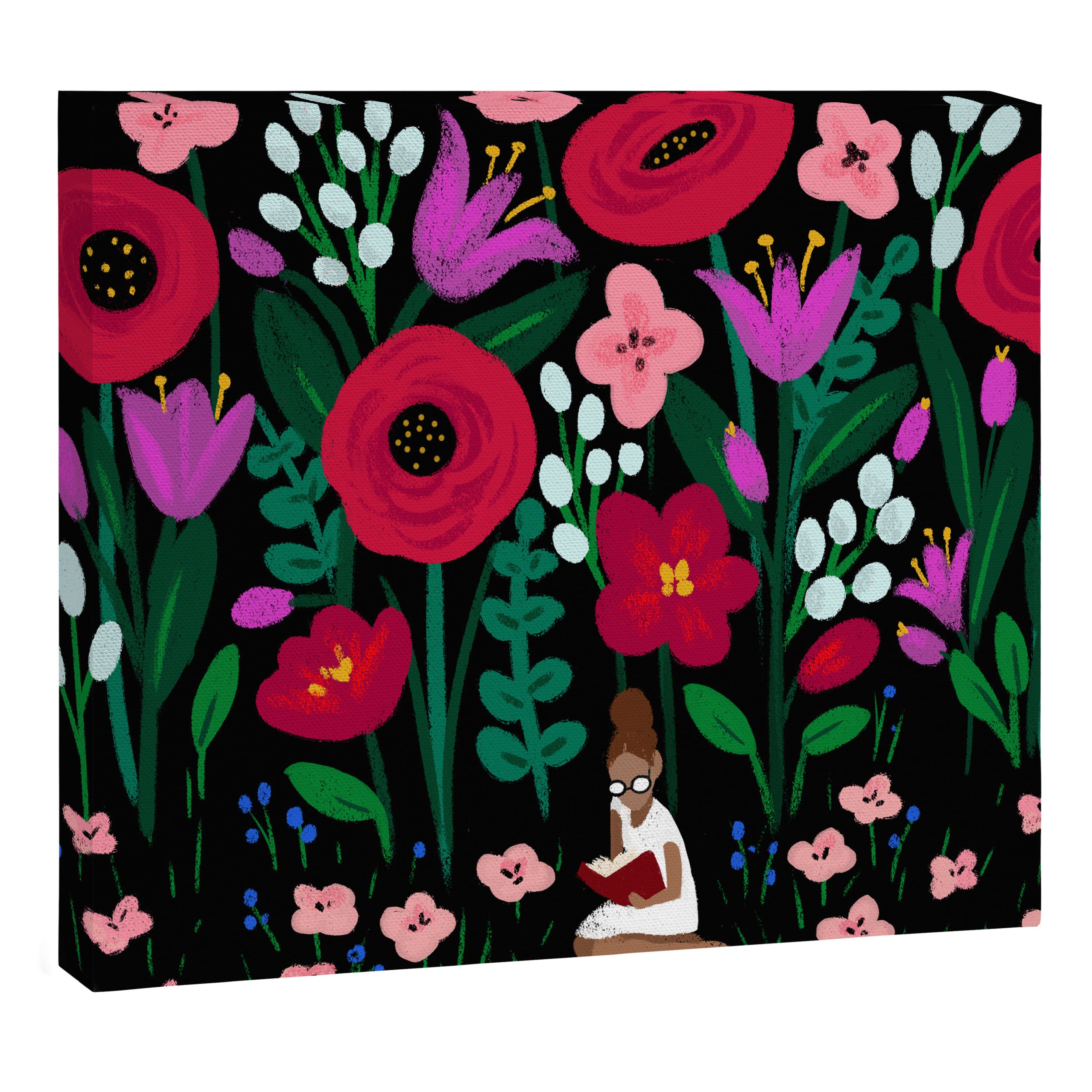 Little Reader Canvas Print Gallery Image 3