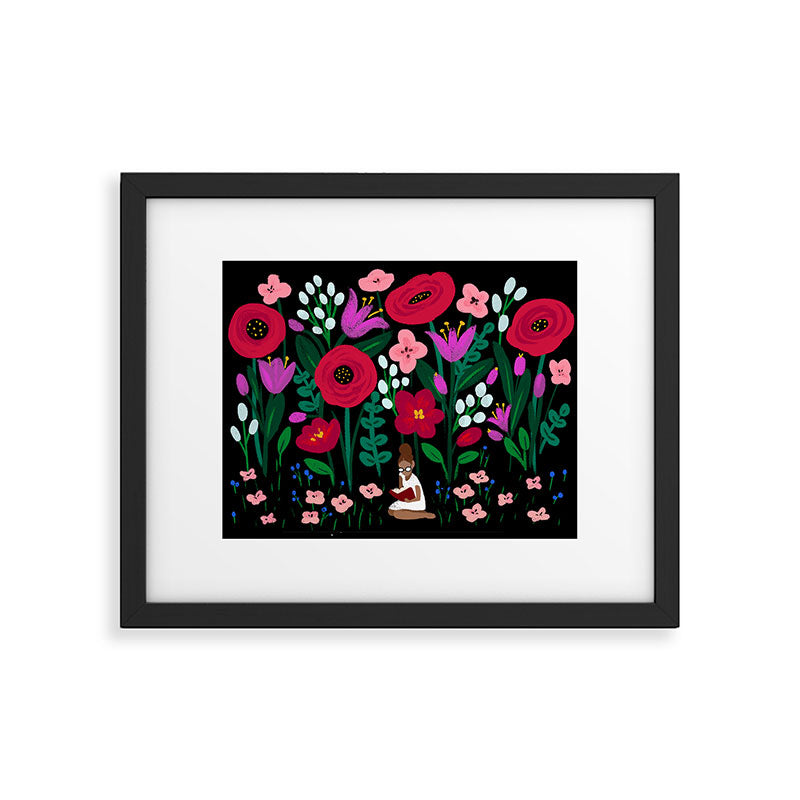 Little Reader Framed Art Print Gallery Image 1