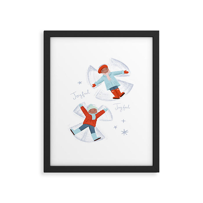 Snow Angels Framed Art Print Gallery Image 1