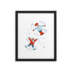 Snow Angels Framed Art Print Gallery Image 5