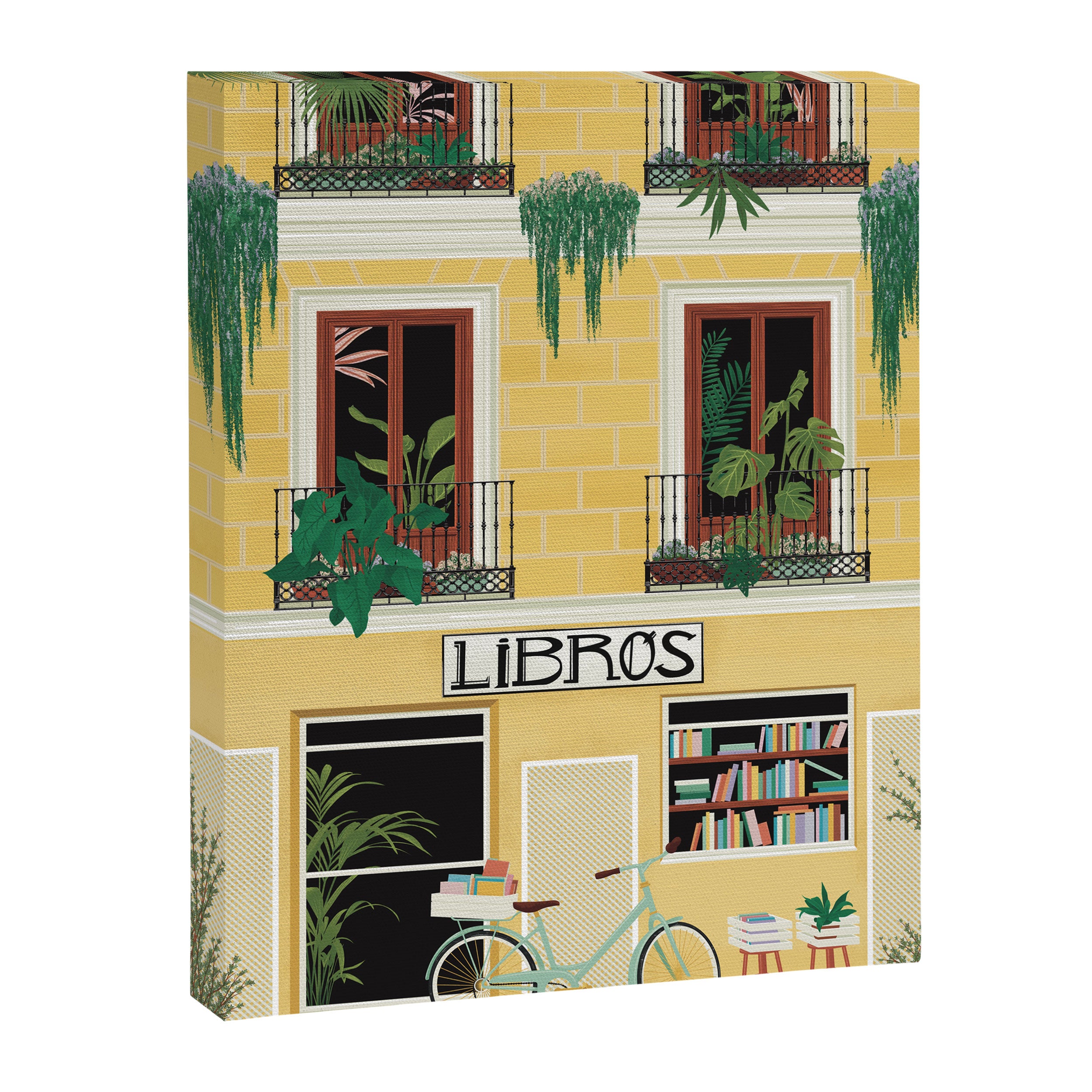 Madrid Book Shop Canvas Print Gallery Image 6