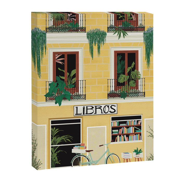 Madrid Book Shop Canvas Print Gallery Image 1