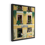 Madrid Book Shop Framed Canvas Print Gallery Image 2