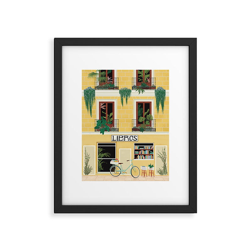 Madrid Book Shop Framed Art Print Gallery Image 5