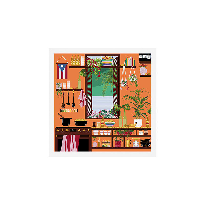 Puerto Rico Kitchen Art Print