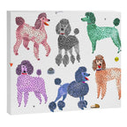 Poodles by Veronique de Jong Canvas Print Gallery Image 3