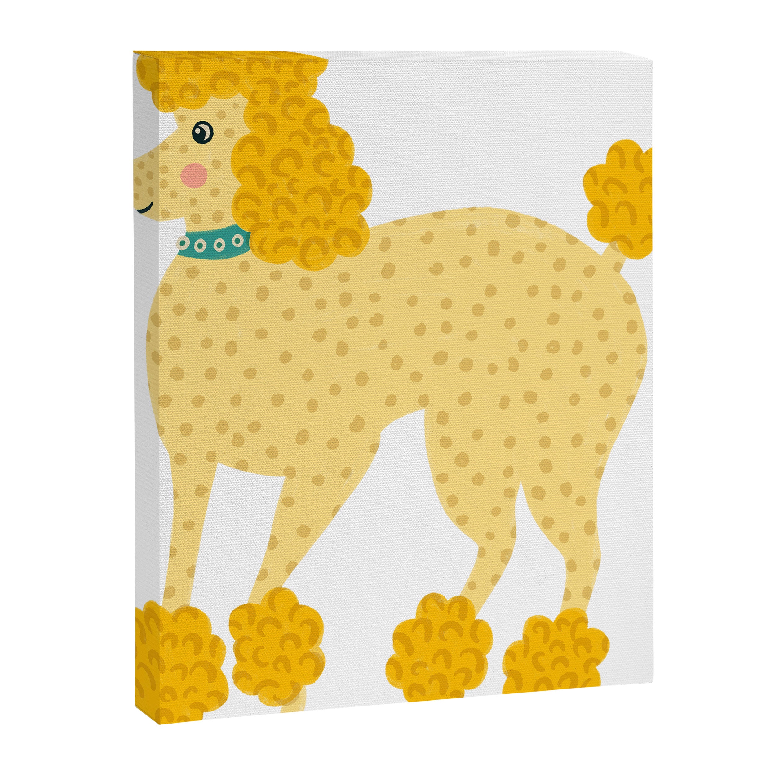 Rainbow Poodles by Veronique de Jong Canvas Print Gallery Image 8