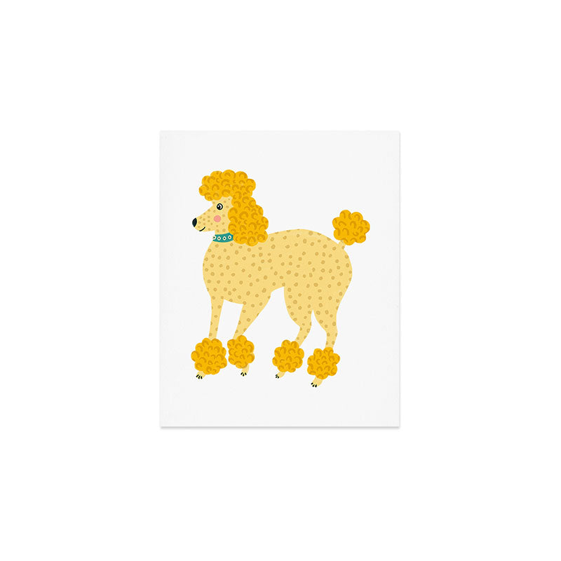 Rainbow Poodles by Veronique de Jong Art Print Gallery Image 1