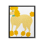 Rainbow Poodles by Veronique de Jong Framed Canvas Print Gallery Image 8