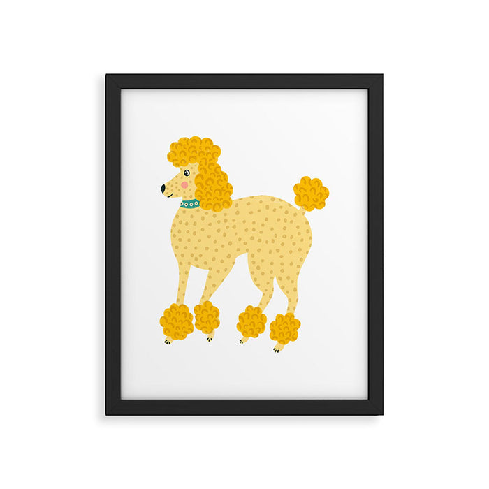 Rainbow Poodles by Veronique de Jong Framed Art Print Gallery Image 1