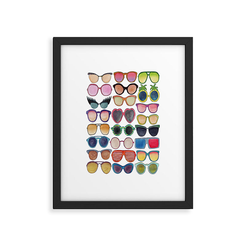 Sunglasses by Veronique de Jong Framed Art Print Gallery Image 6