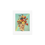 Baby's in bloom - Rainbow, flowers, birds,  butterflies Art Print Gallery Image 1