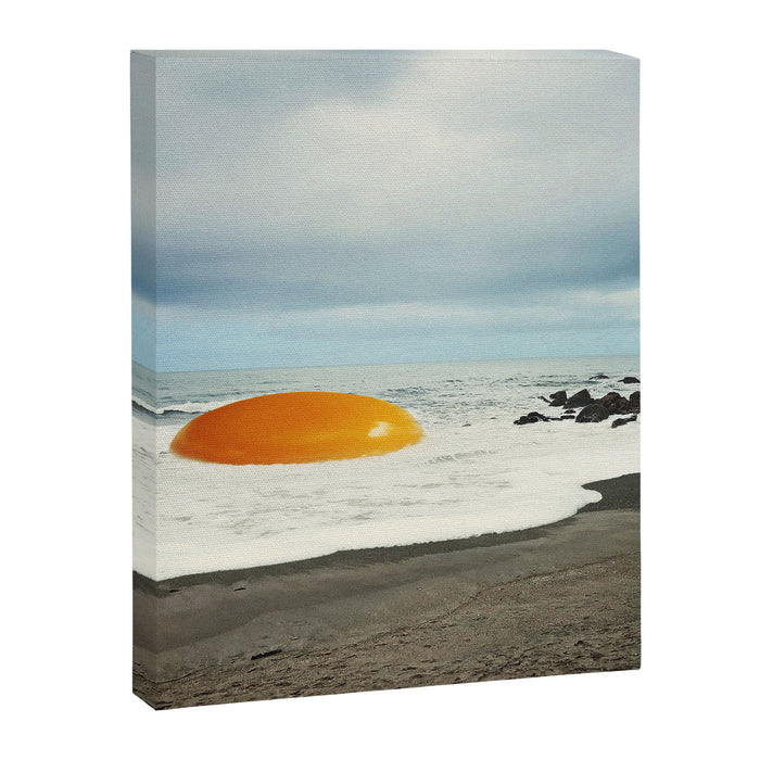 Beach Egg II - Sunny side up breakfast Canvas Print Gallery Image 1