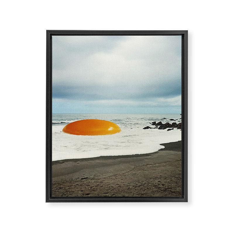 Beach Egg II - Sunny side up breakfast Framed Canvas Print Gallery Image 6