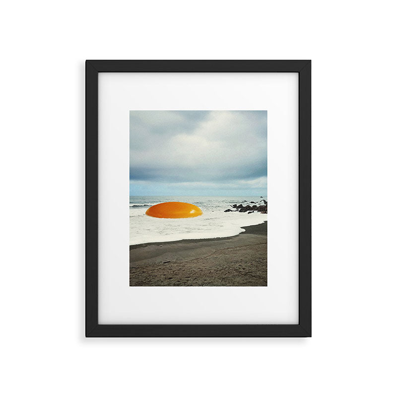 Beach Egg II - Sunny side up breakfast Framed Art Print Gallery Image 5