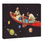 Big Bang Generation - A romantic boat ride amongst planets & stars in space Canvas Print Gallery Image 14
