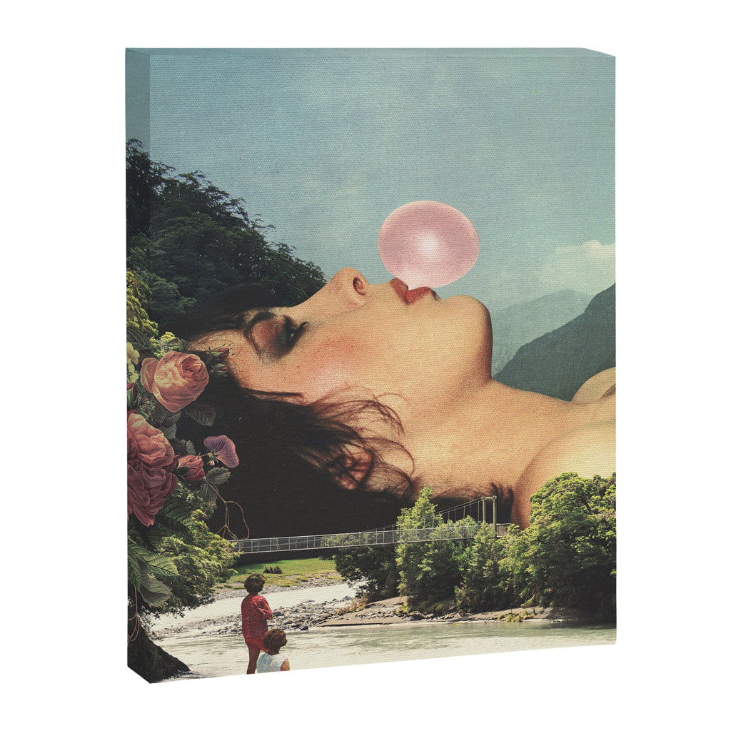 Bubble gum girl Canvas Print Gallery Image 8