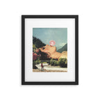 Bubble gum girl Framed Art Print Gallery Image 6