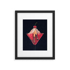 Cherry Cowgirl Margarita Framed Art Print Gallery Image 4