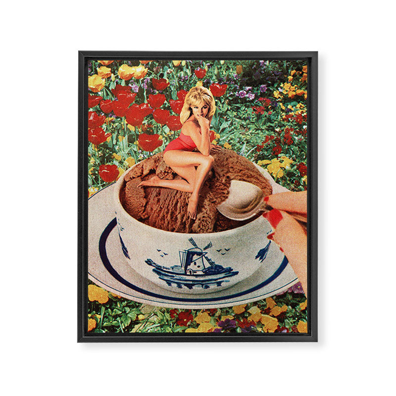 Cherry on top of things Framed Canvas Print Gallery Image 8