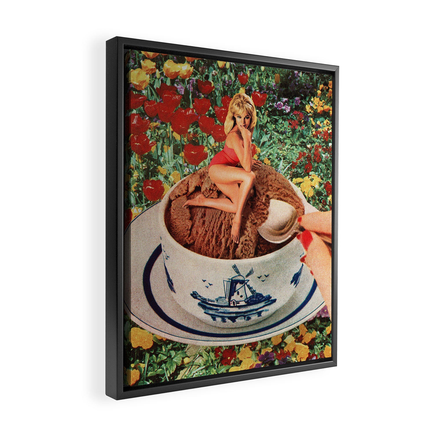 Cherry on top of things Framed Canvas Print Gallery Image 2