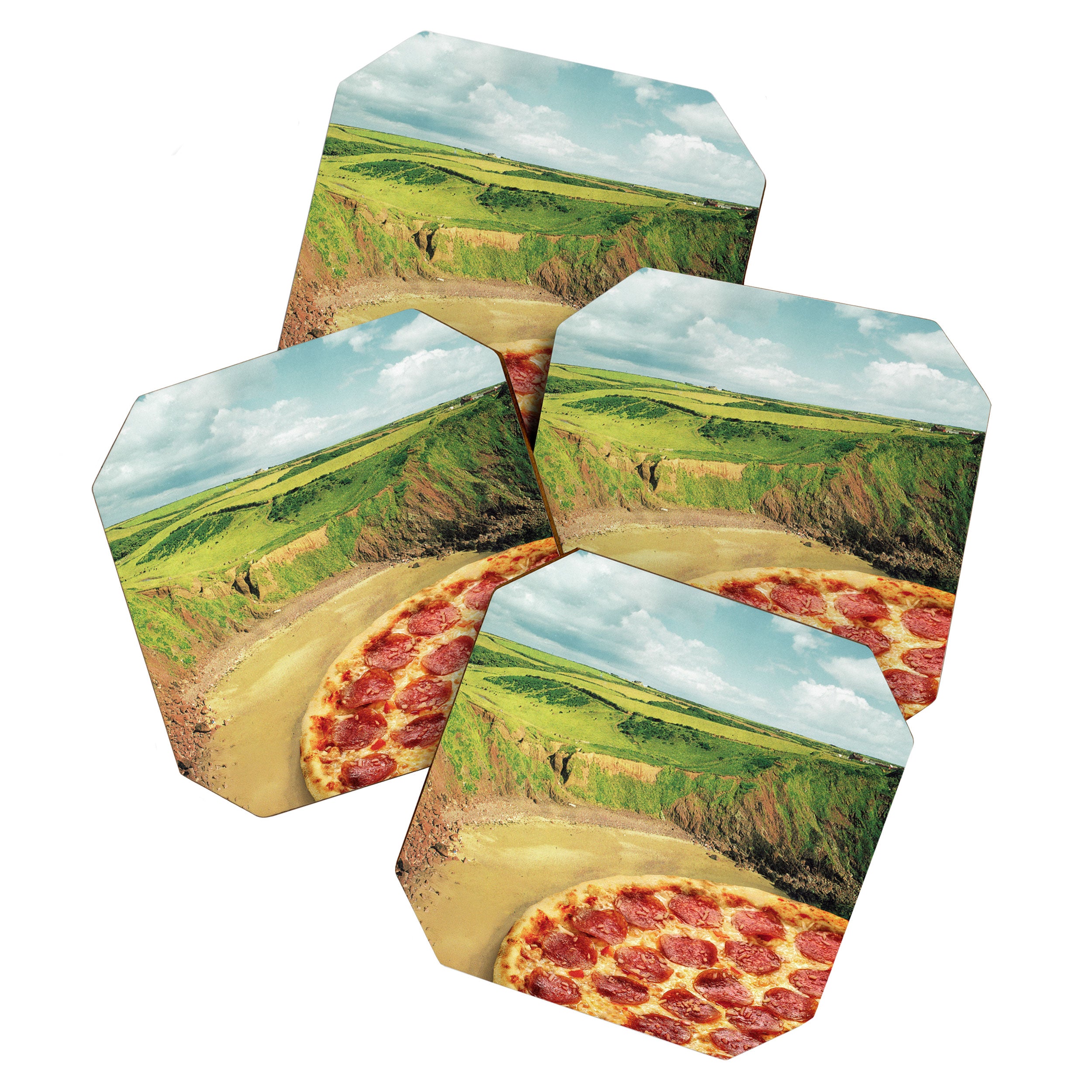 Coastal Pizza Bay Coaster Gallery Image 1