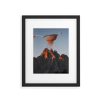 Cocoa Dusk - Chocolate Mountain Peak Framed Art Print Gallery Image 6