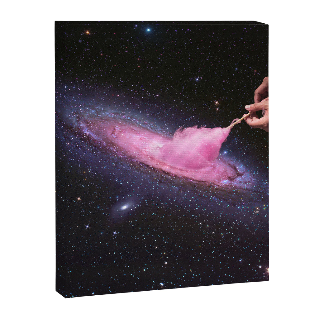Cosmic Cotton Candy II - Pink Stardust Canvas Print Gallery Image 6