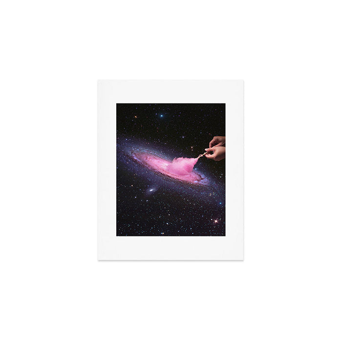 Cosmic Cotton Candy II - Pink Stardust Art Print Gallery Image 1