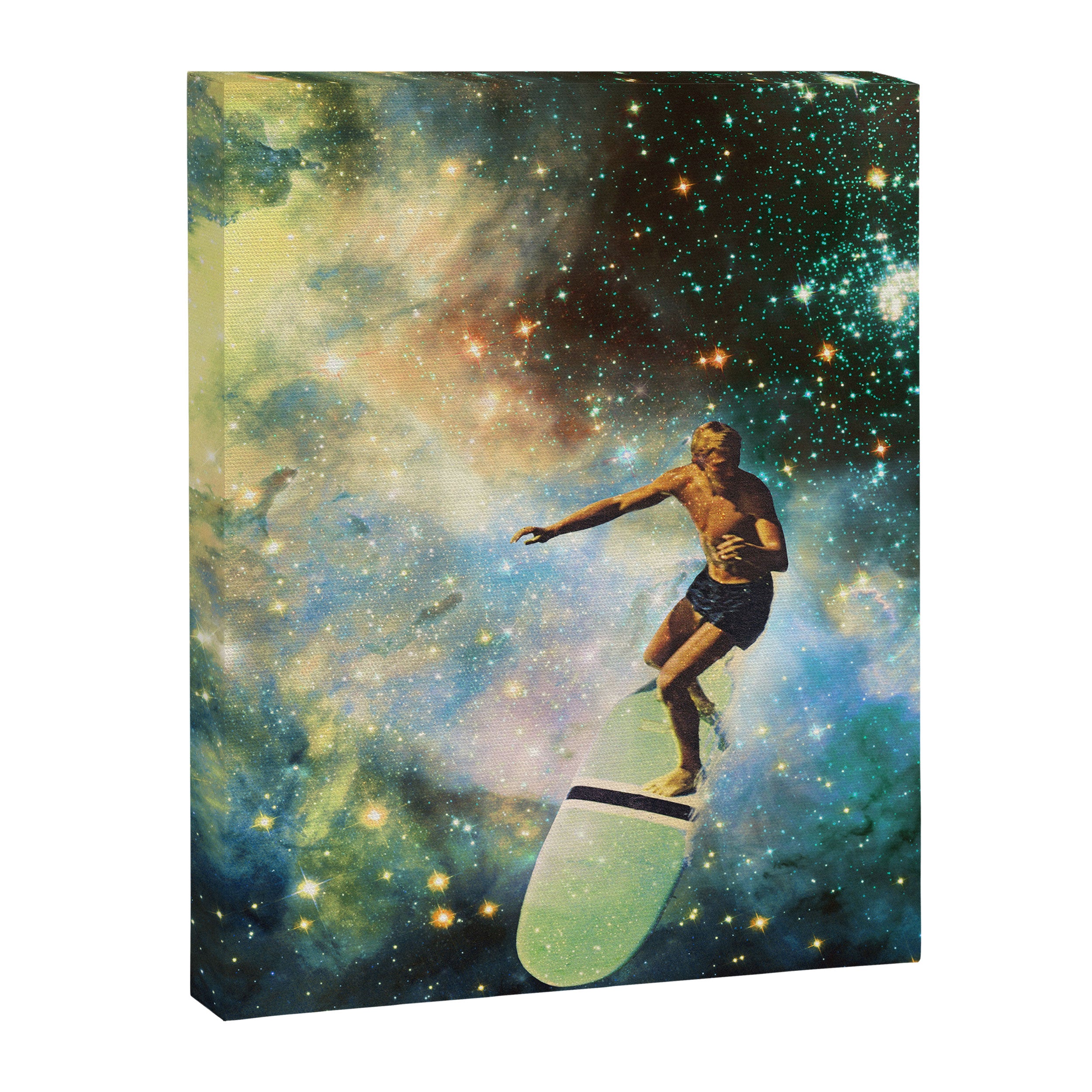 Cosmic Surfer Canvas Print Gallery Image 8