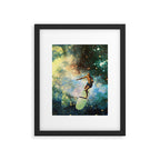 Cosmic Surfer Framed Art Print Gallery Image 6