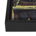 Cowboy Cats - Double trouble Framed Canvas Print Gallery Image 3