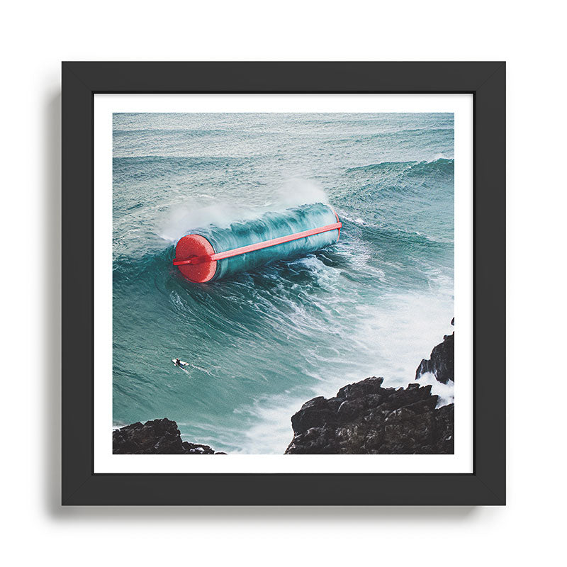 Curl Power - Waves Curler Framed Art Print Gallery Image 1
