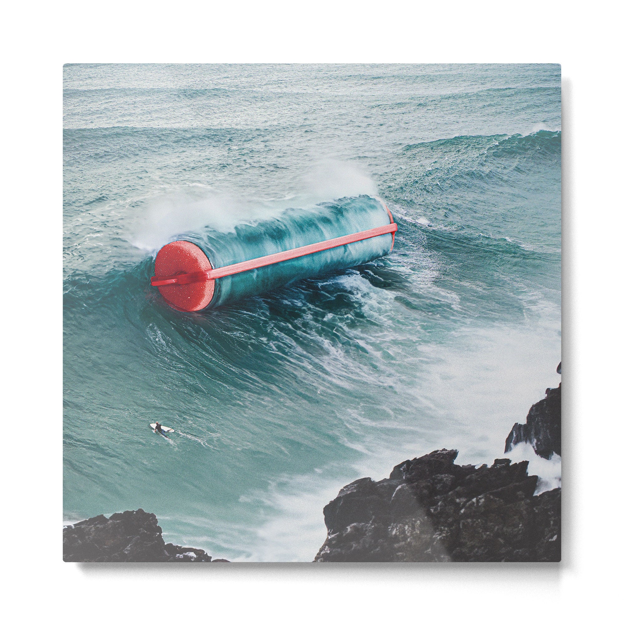 Curl Power - Waves Curler Metal Print Gallery Image 2