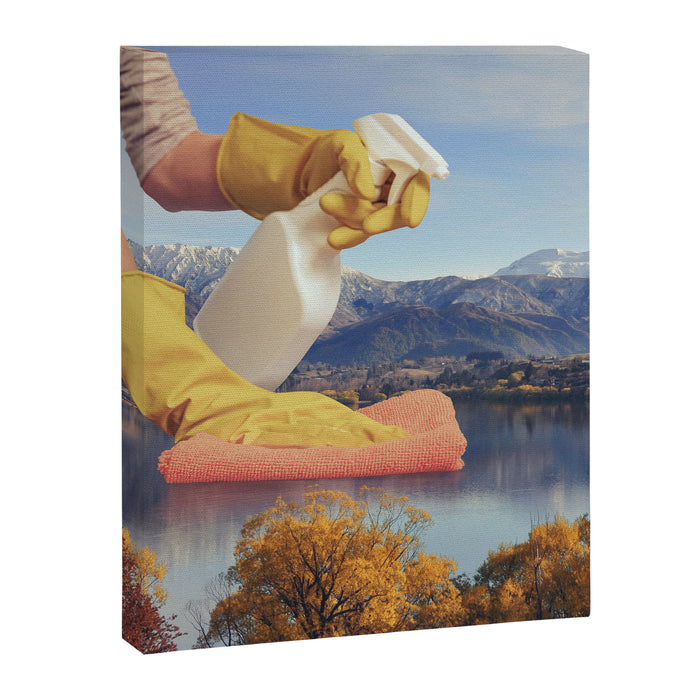 Deep clean lake II Canvas Print Gallery Image 1