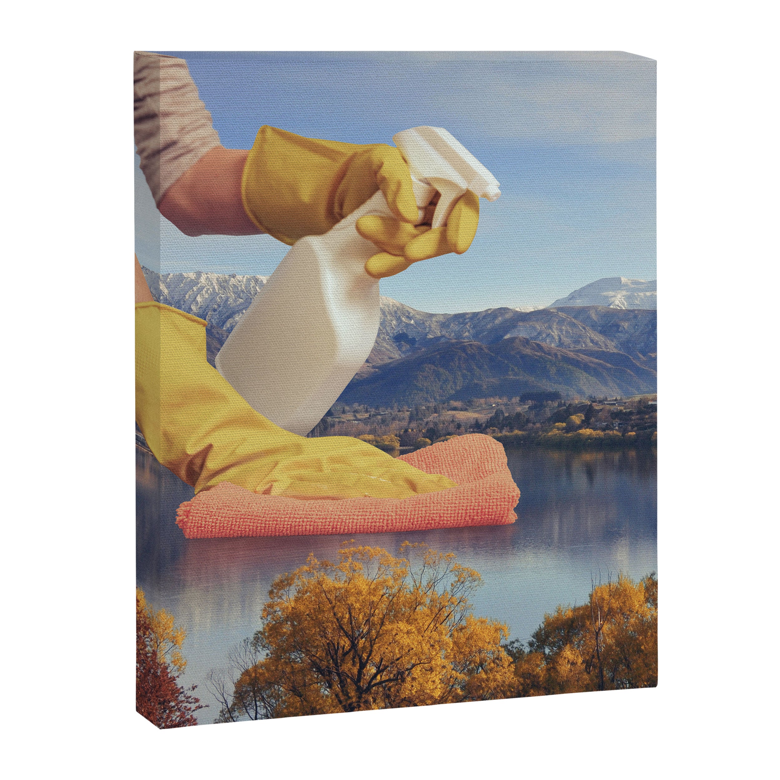 Deep clean lake II Canvas Print Gallery Image 6