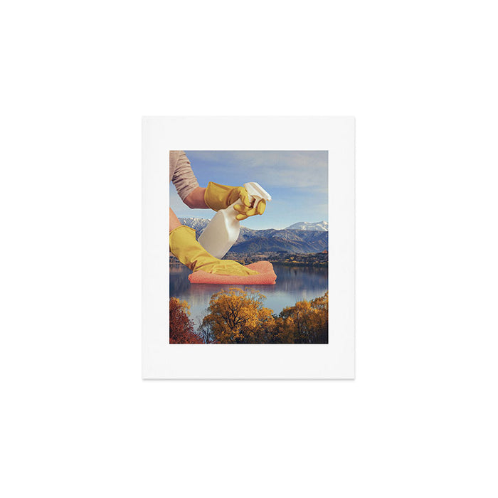 Deep clean lake II Art Print Gallery Image 1