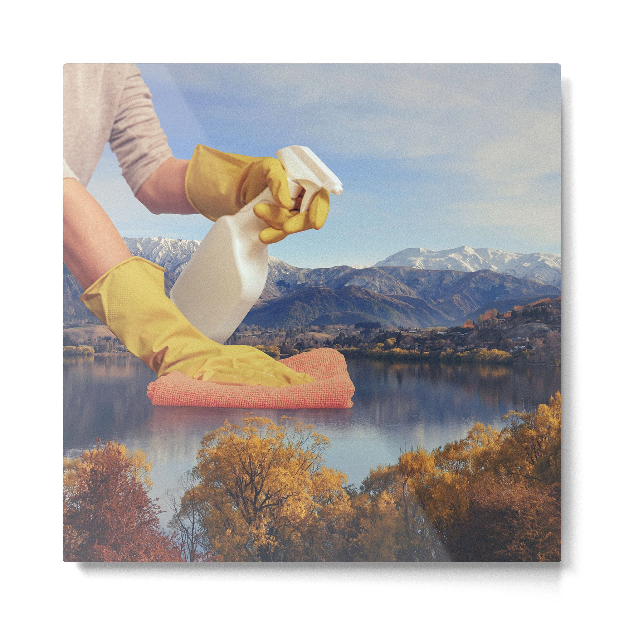 Deep clean lake Metal Print Gallery Image 2