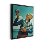 Disco Dora - I just love DISCO Framed Canvas Print Gallery Image 2