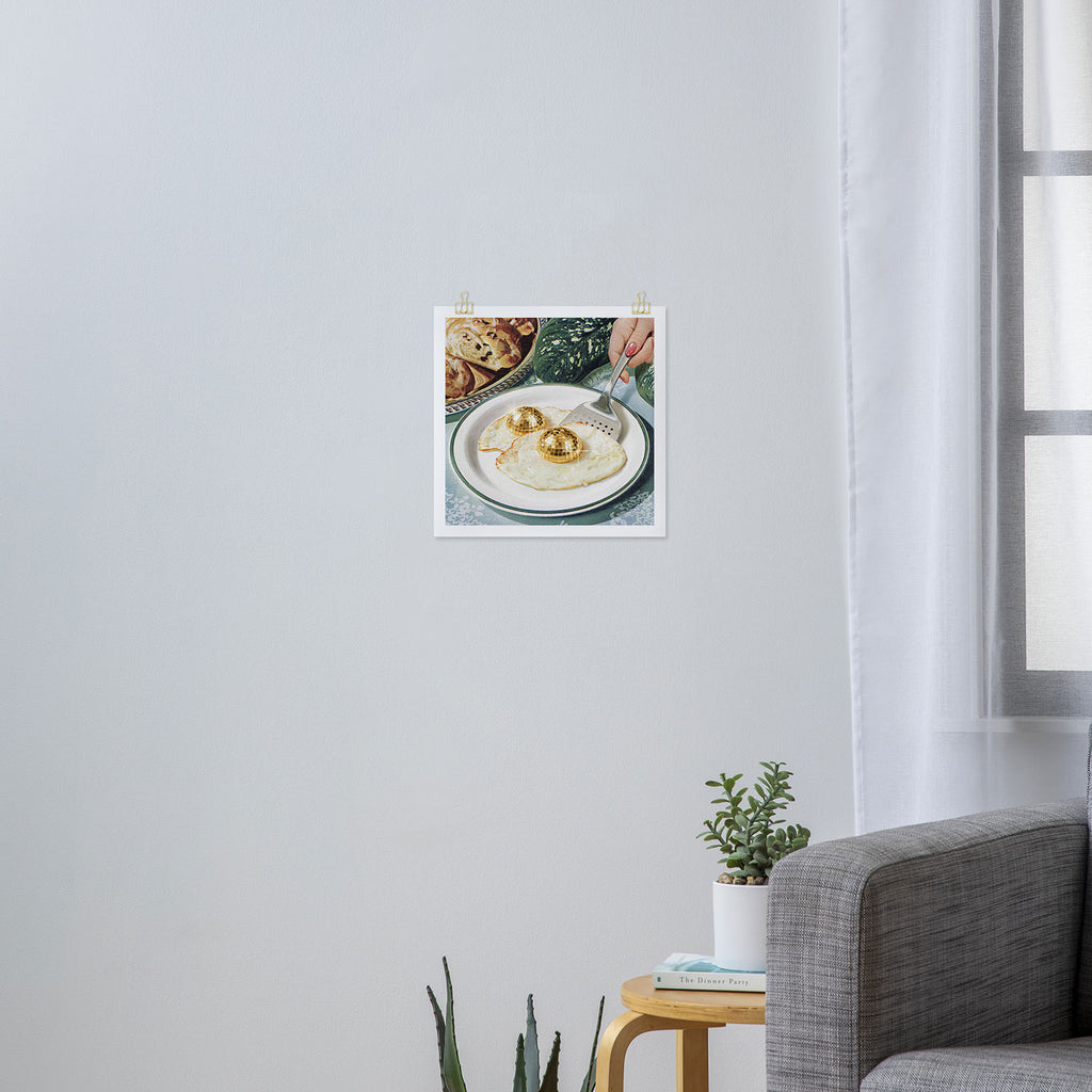Disco Eggs - Boogie Breakfast Art Print Gallery Image 3