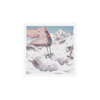 Doris Whisker II - Avalanche Whipped Cream Mountain Art Print Gallery Image 1