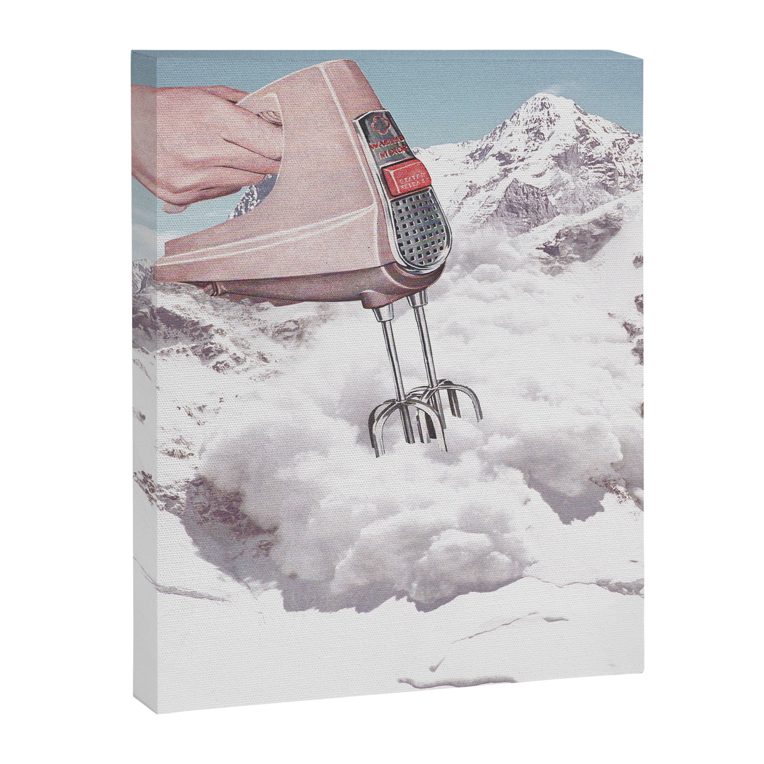 Doris Whisker II P - Avalanche Whipped Cream Mountain Canvas Print Gallery Image 6