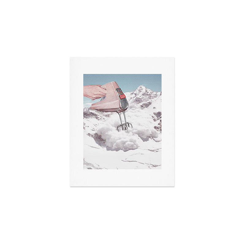 Doris Whisker II P - Avalanche Whipped Cream Mountain Art Print Gallery Image 1