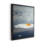 Egg-berg II - Arctic Egg Sunny Side Up Framed Canvas Print Gallery Image 2