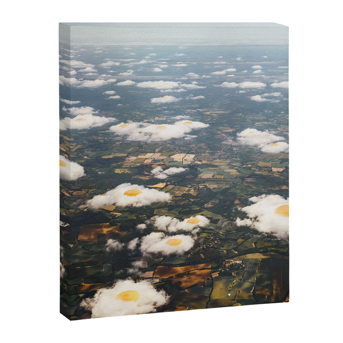 Eggy Clouds II - Sunny side up clouds Canvas Print Gallery Image 1