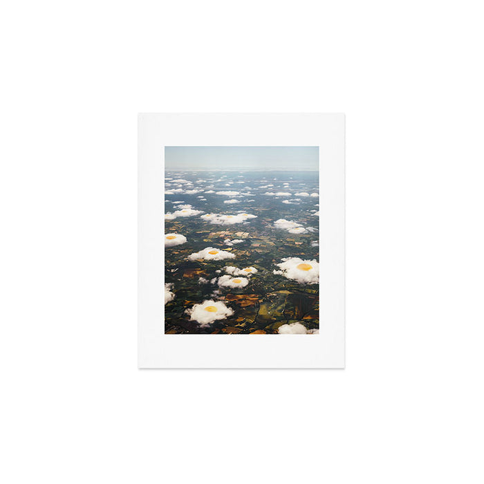 Eggy Clouds II - Sunny side up clouds Art Print Gallery Image 1